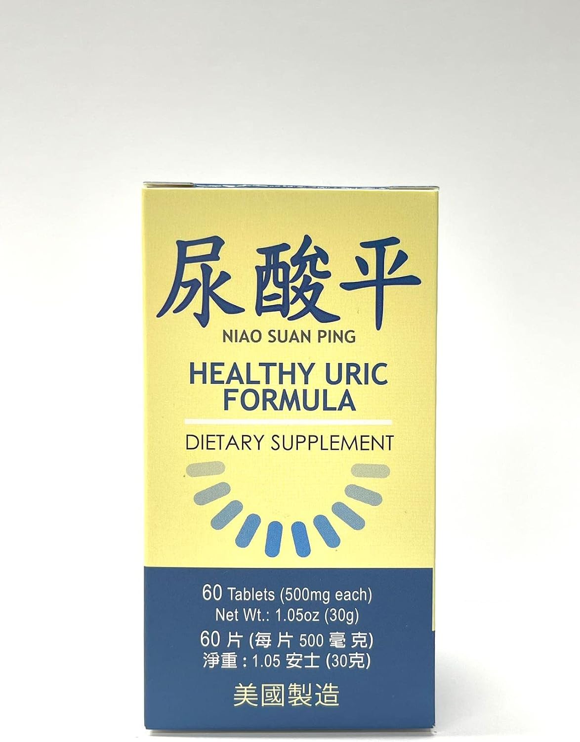 Healthy Uric Formula – Niao Suan Ping Herbal Supplement, 60 Tablets - görsel 1