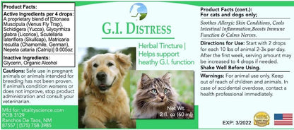 Vitality Science TRDV Protocol for Dogs | Probiotics for Diarrhoea & Digestive Support | Supplements for Dog Immune Support | Anti Diarrhoea for Dogs (Beef, Small)