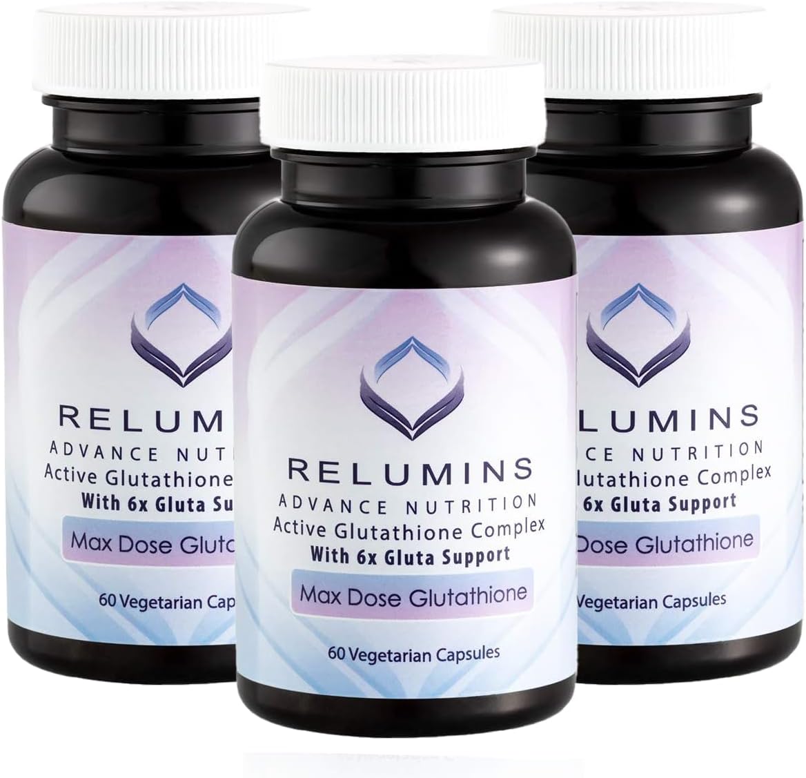 Relumins Advance White Active Glutathione Complex - Max Dose 900mg Glutathione with 6X Boosters, ALA & NAC - 60 Capsules (30 Servings) - görsel 10