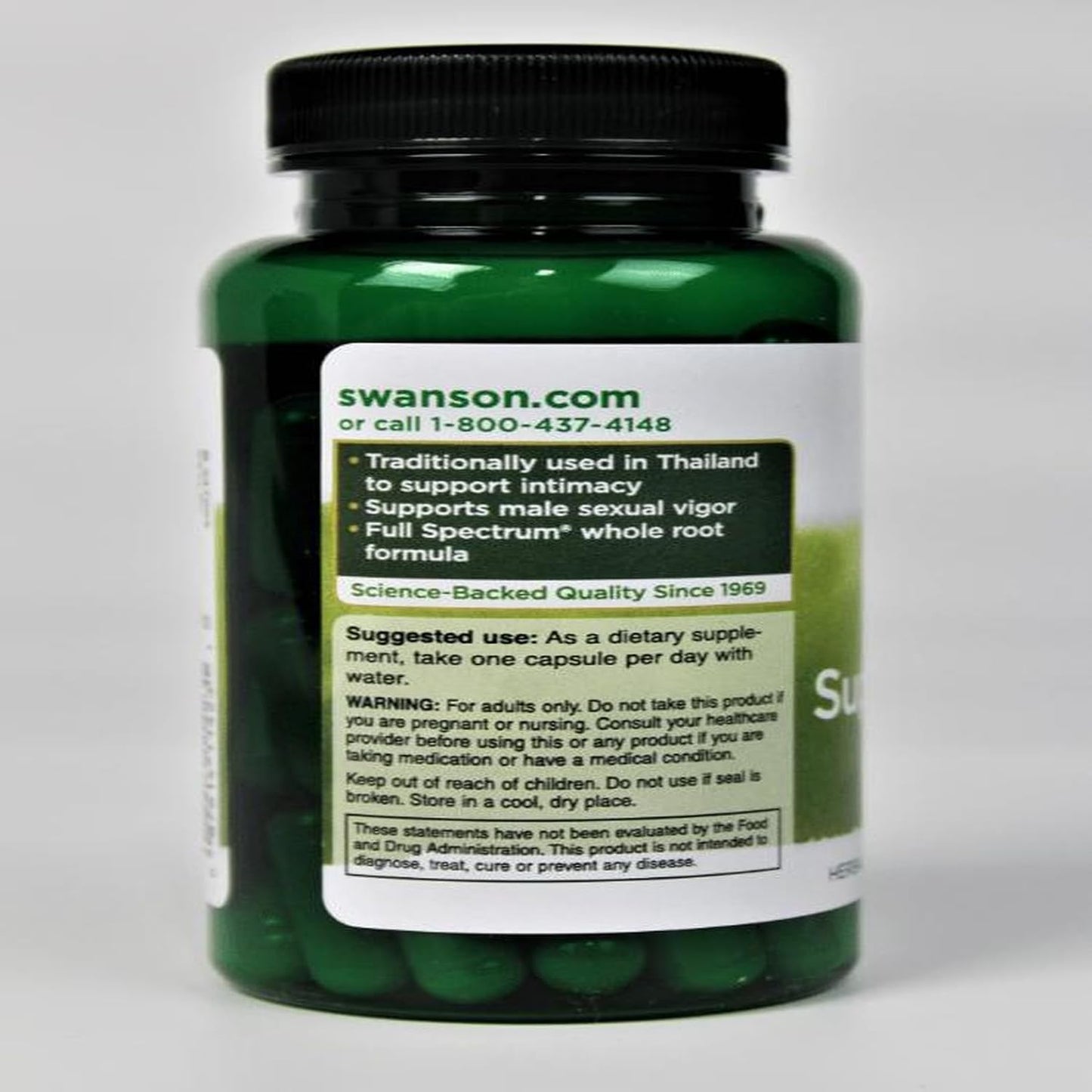 Swanson Butea Superba Root Full Spectrum Intimacy & Sexual Support 400 mg 60 Capsules (Pack of 2) - görsel 5