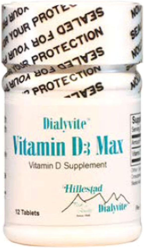 Dialyvite Vitamin D3 Max 50,000 IU – 12 Tablets - görsel 1
