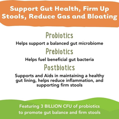 iHeartDogs Pupkin Probiotics, Prebiotics, Postbiotics, & Fibre for Dogs with Pumpkin, Gut-Soothing Bone Broth & Mushrooms