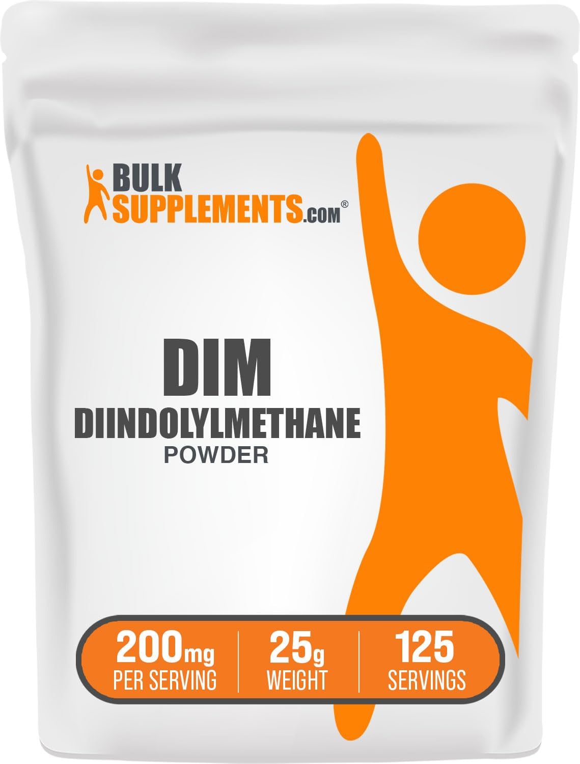 DIM Powder - Diindolylmethane Supplement, 200mg per Serving, 25g - görsel 1