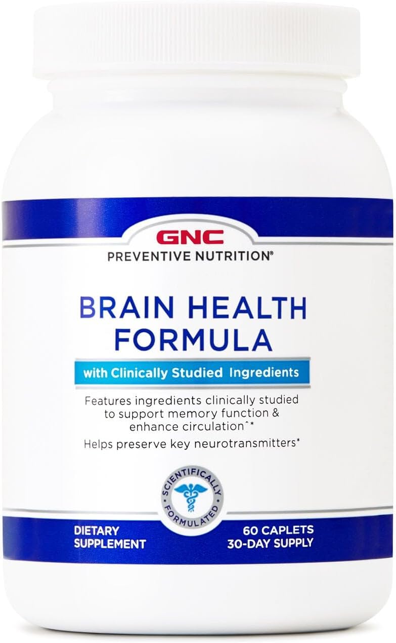 GNC Preventive Nutrition Brain Health Formula, 60 Caplets - görsel 3