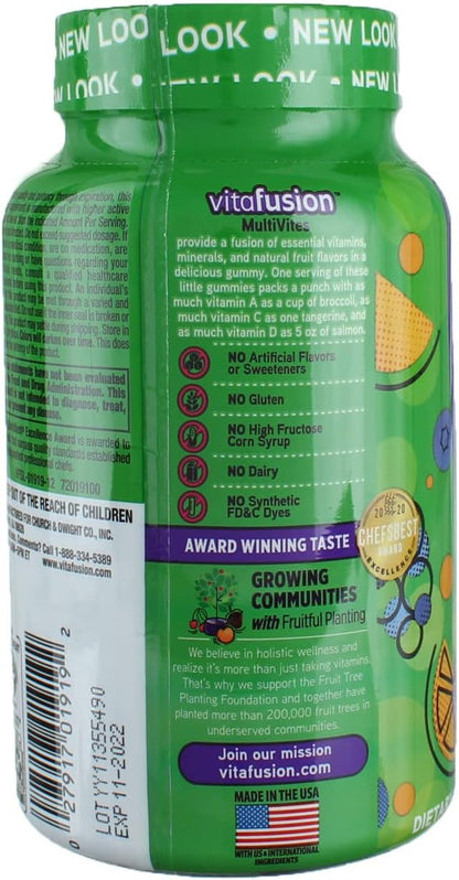 Vitafusion Multivite Gummy Complete Multivitamin, 150 Gummies