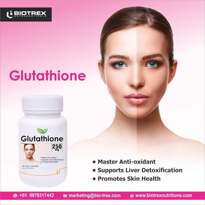 Generic Pub Glutathione 250mg, 60 Veg Capsules (Pack of 2)