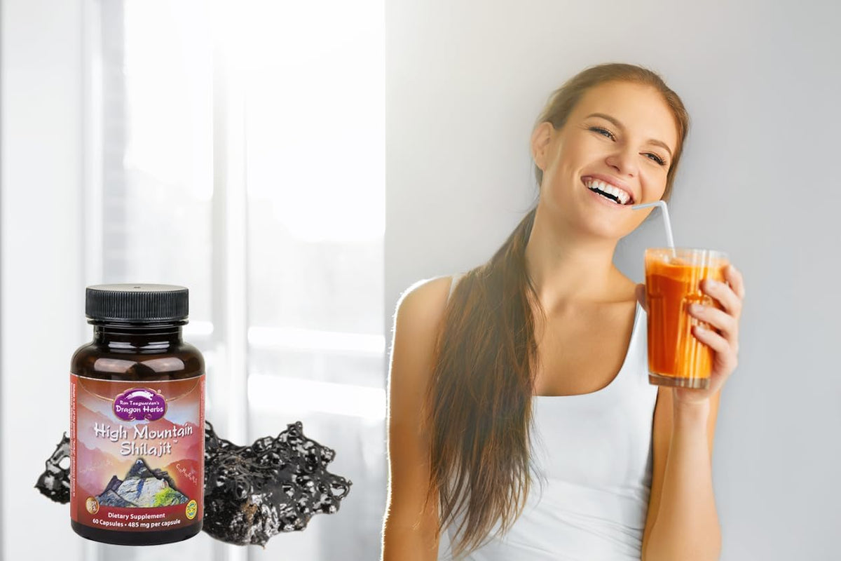 Dragon Herbs High Mountain Shilajit – 450 mg – 60 Capsules - görsel 2