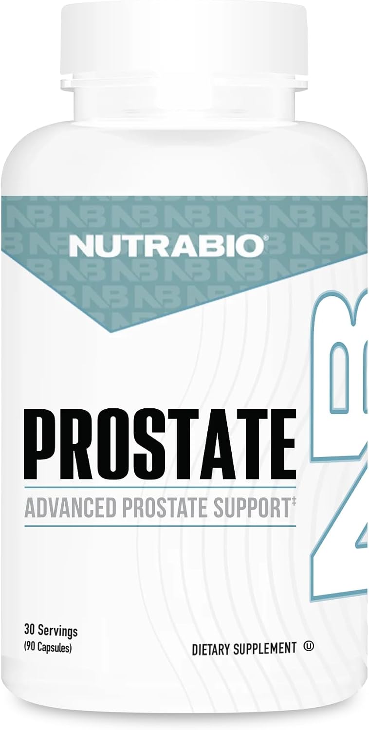 NutraBio Prostate - Advanced Prostate Function Support - Inflammation Defence and Antioxidant Support - 90 Capsules - görsel 1