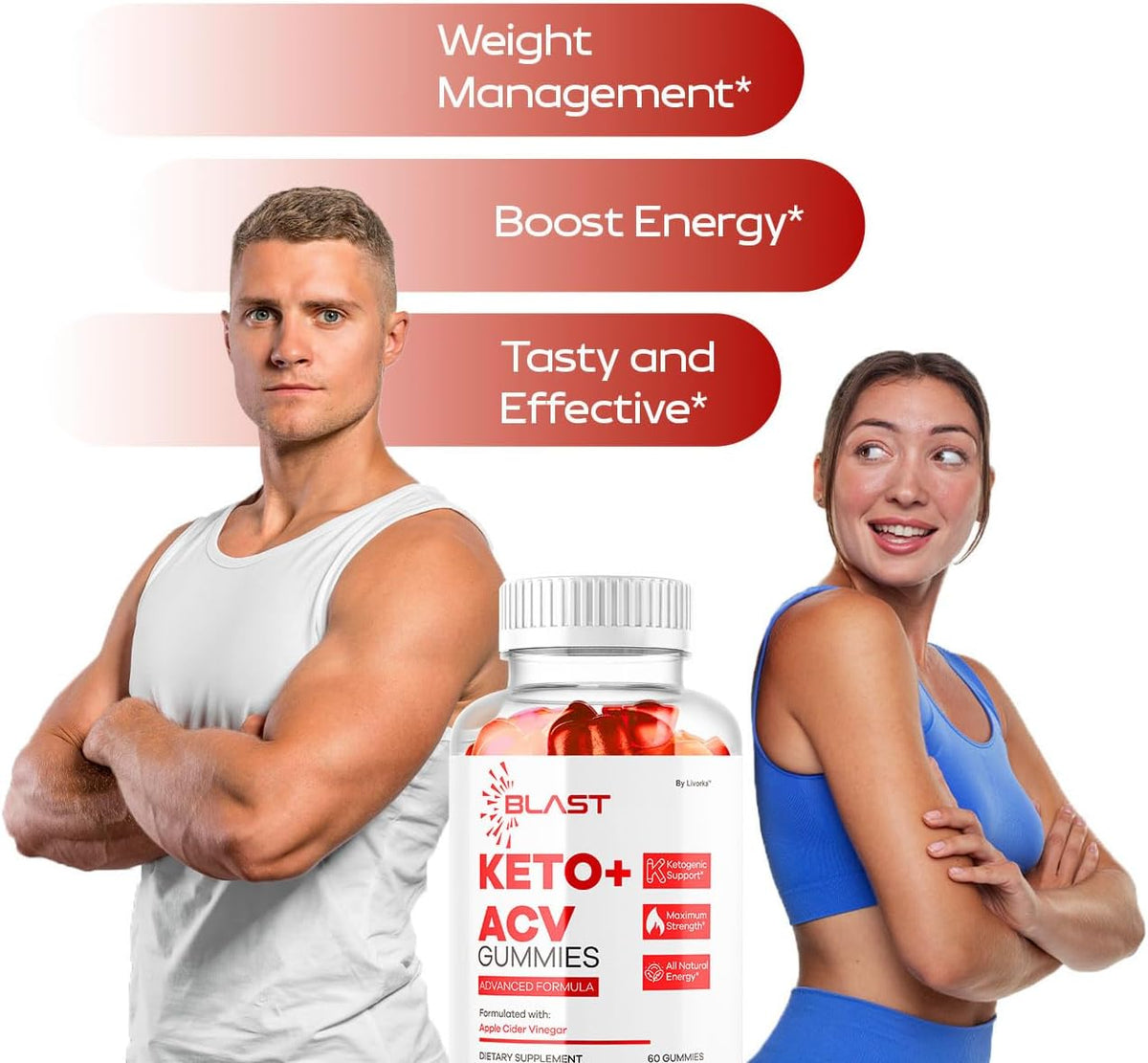 Blast Keto ACV Gummies (5-Pack) – 300 Gummies for 5 Months - görsel 2