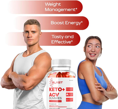 Blast Keto ACV Gummies (5-Pack) – 300 Gummies for 5 Months