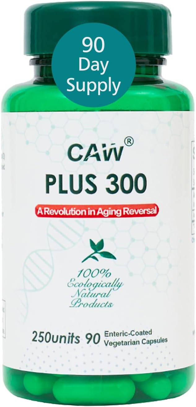 CAW Plus 300 Water-Solubility Cycloastragenol 90 Capsules - görsel 1