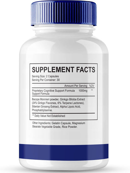 Brain Saviour Brain Supplements for Memory and Focus (3 Pack)