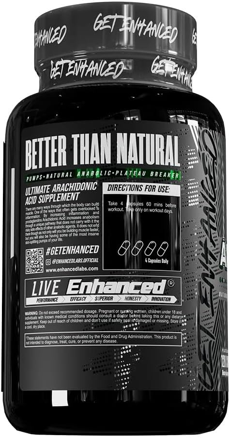 Enhanced Labs Arachidonic Acid Supplement – 350mg, 120 Capsules - görsel 6