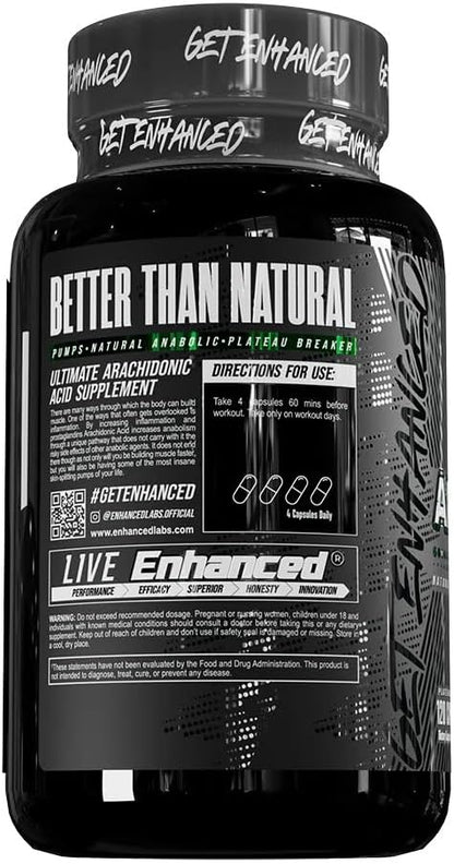Enhanced Labs Arachidonic Acid Supplement – 350mg, 120 Capsules