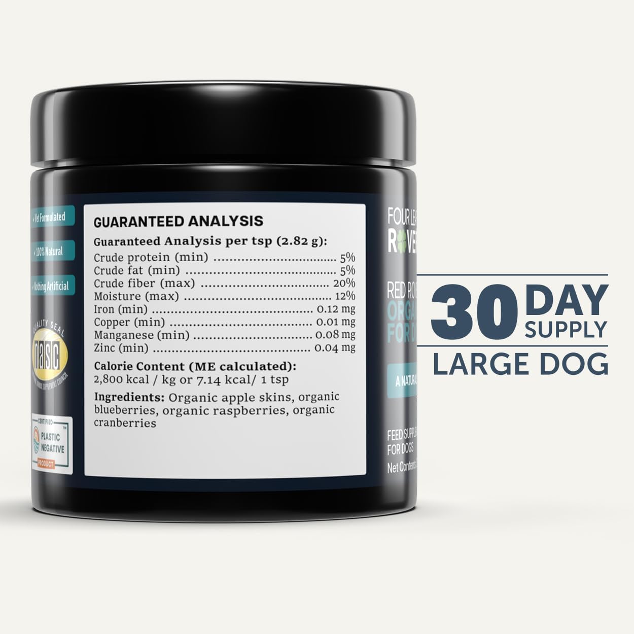 Red Rover – Dog Urinary Supplement with Organic Berries & Apple – 30 Servings - görsel 7