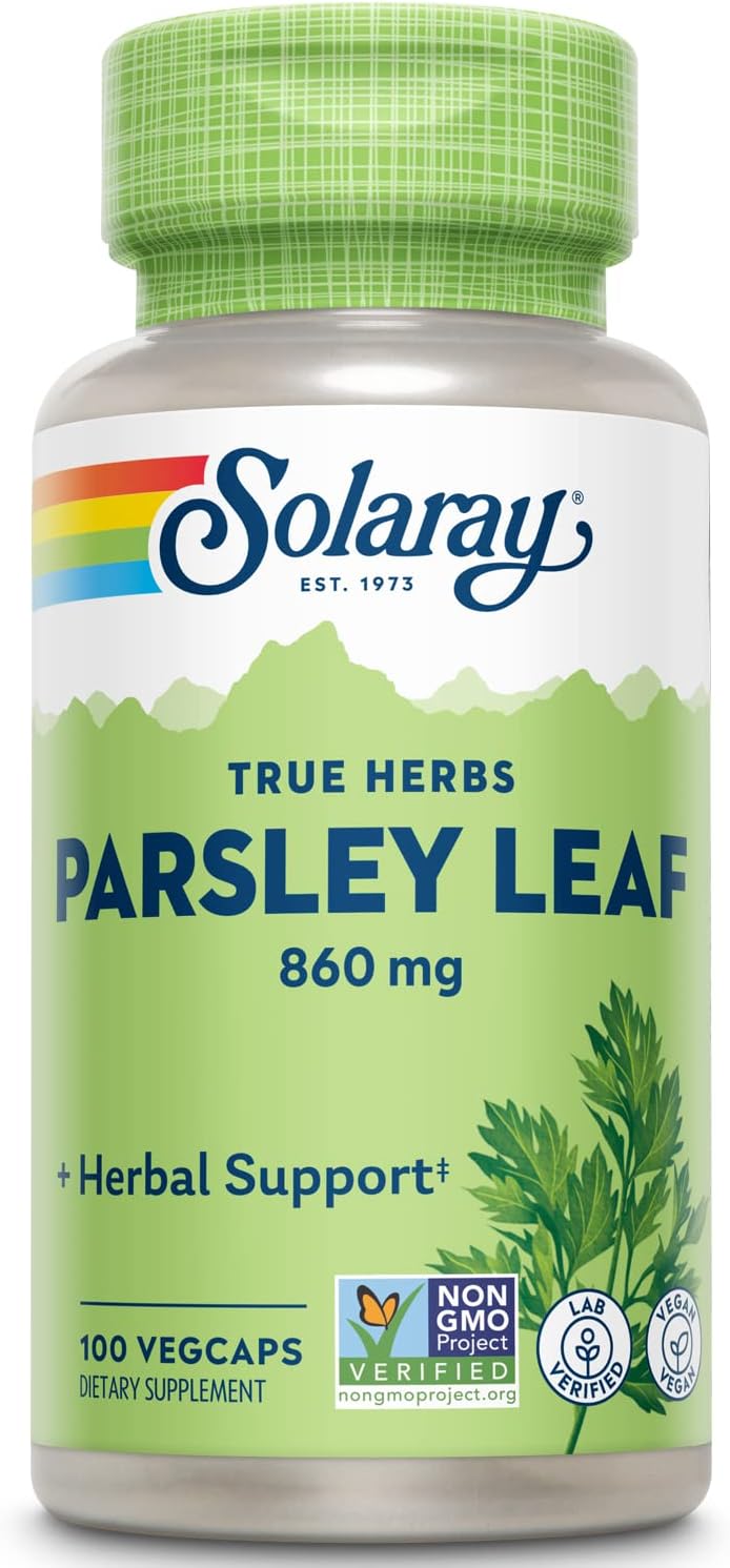 SOLARAY Parsley Capsules, 860 mg, 100 Count - görsel 1