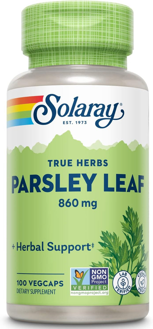 SOLARAY Parsley Capsules, 860 mg, 100 Count