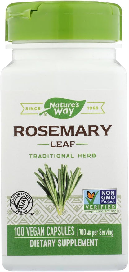 Nature's Way Rosemary Leaves, 100 Capsules