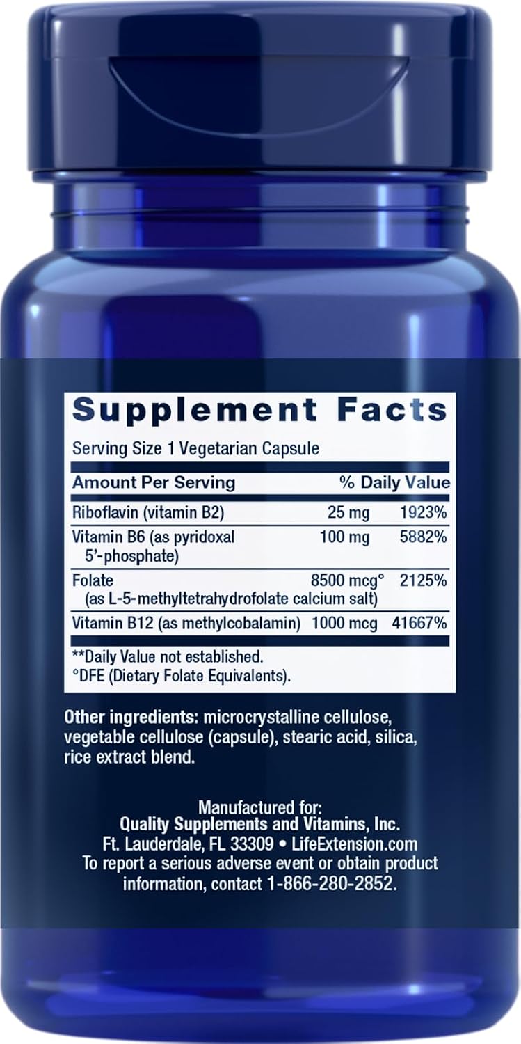 Life Extension Homocysteine Resist, 60 Vegetarian Capsules (Pack of 2) - görsel 2