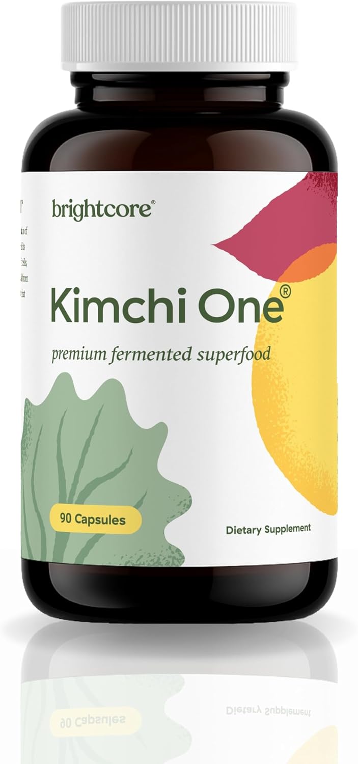 Brightcore Nutrition Kimchi One – Fermented Kimchi Powder Capsules (90 Count) - görsel 1