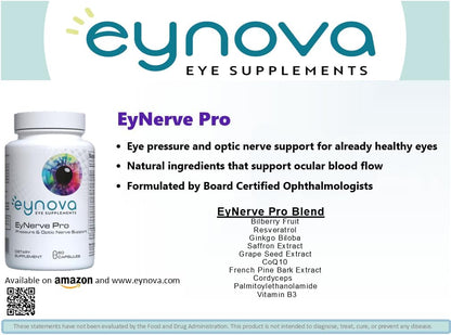 EyNerve Pro - Intraocular Pressure and Optic Nerve Support