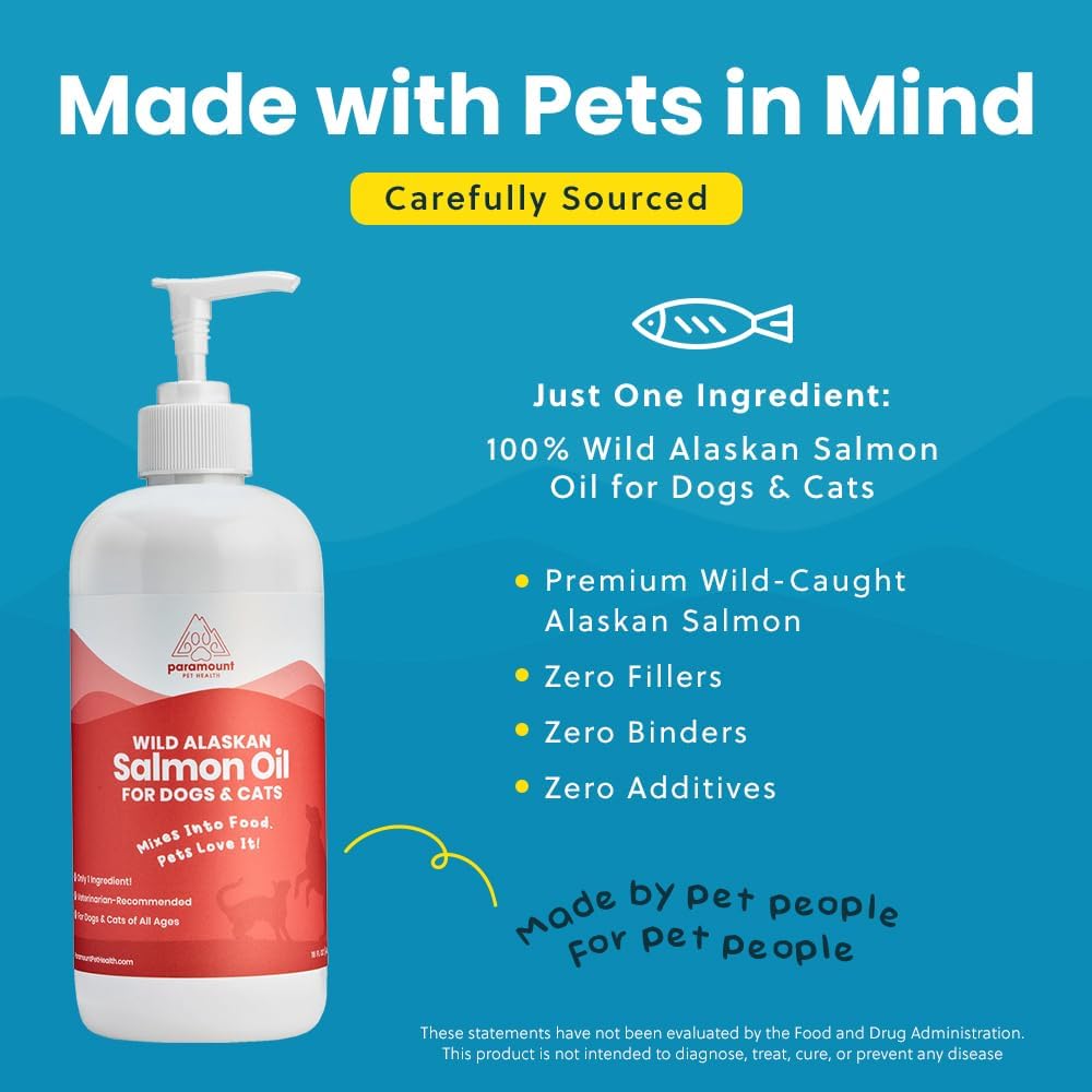 Wild Alaskan Salmon Oil for Cats and Small Dogs – Pure and Premium, 473 ml - görsel 4