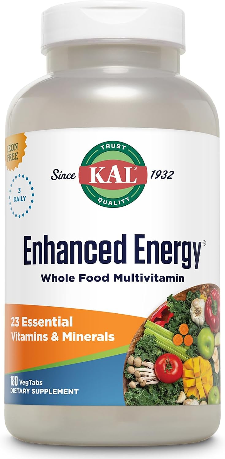 KAL Enhanced Energy Iron Free Tablets, 90 Count - görsel 6