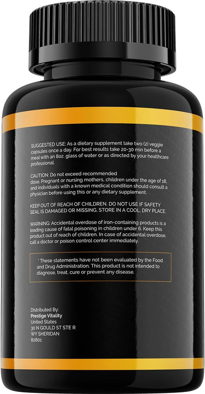 Vigour Force for Men Capsules – Advanced Formula (5 Pack, 300 Capsules)