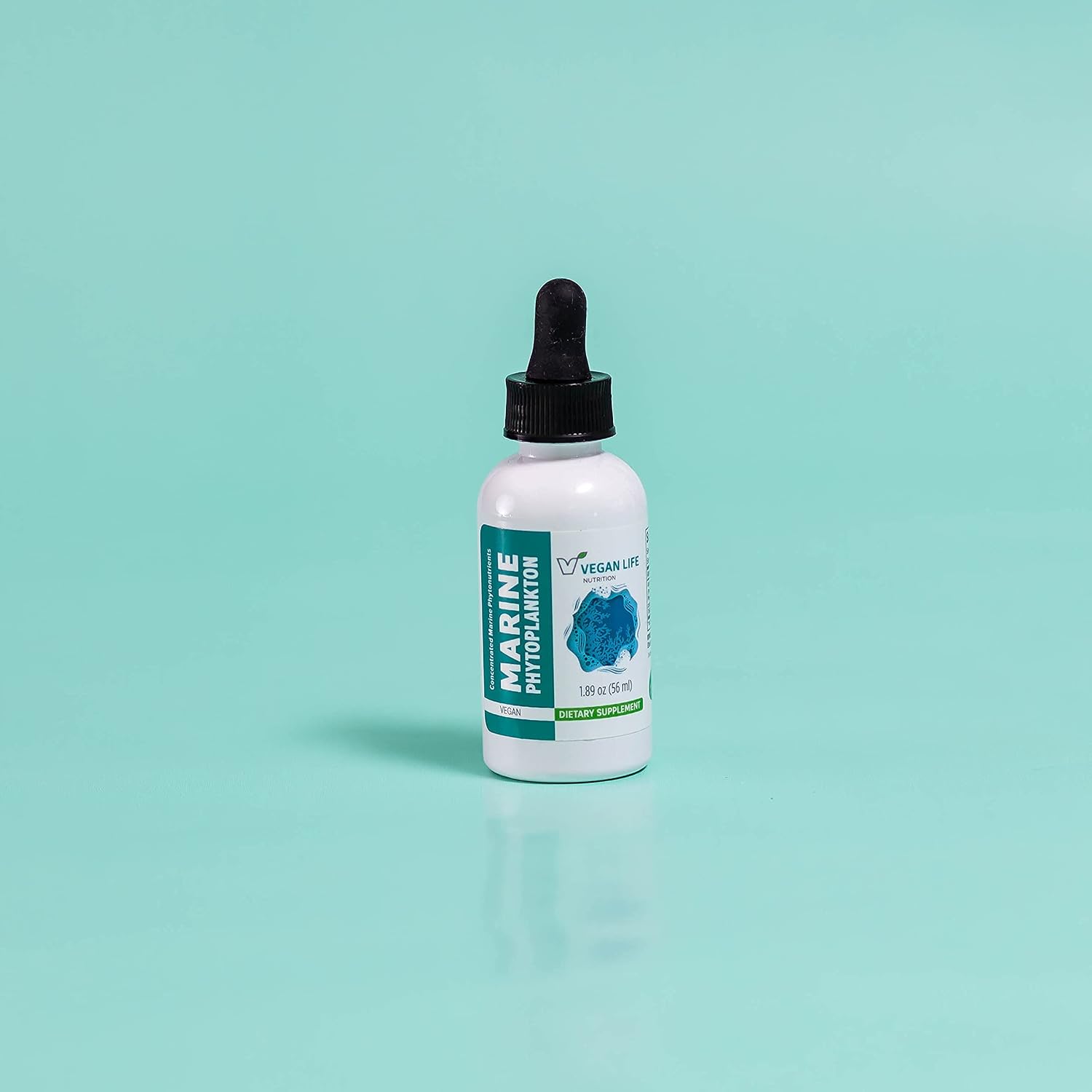 Marine Phytoplankton Liquid – Gluten-Free, Non-GM, Alpha 3 CMP – 55.9 ml - görsel 1