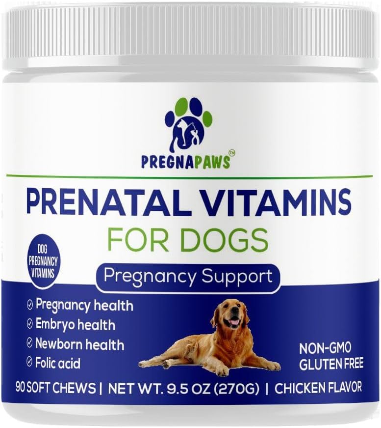 PREGNAPAWS Dog Prenatal Vitamins – 90 Soft Chews - görsel 1