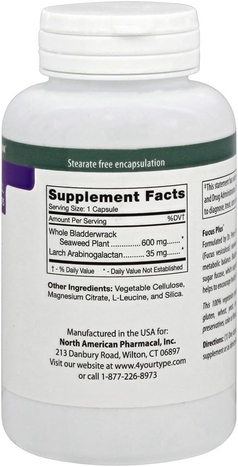D'Adamo - Fucus Plus 60 Veggie Capsules - görsel 2