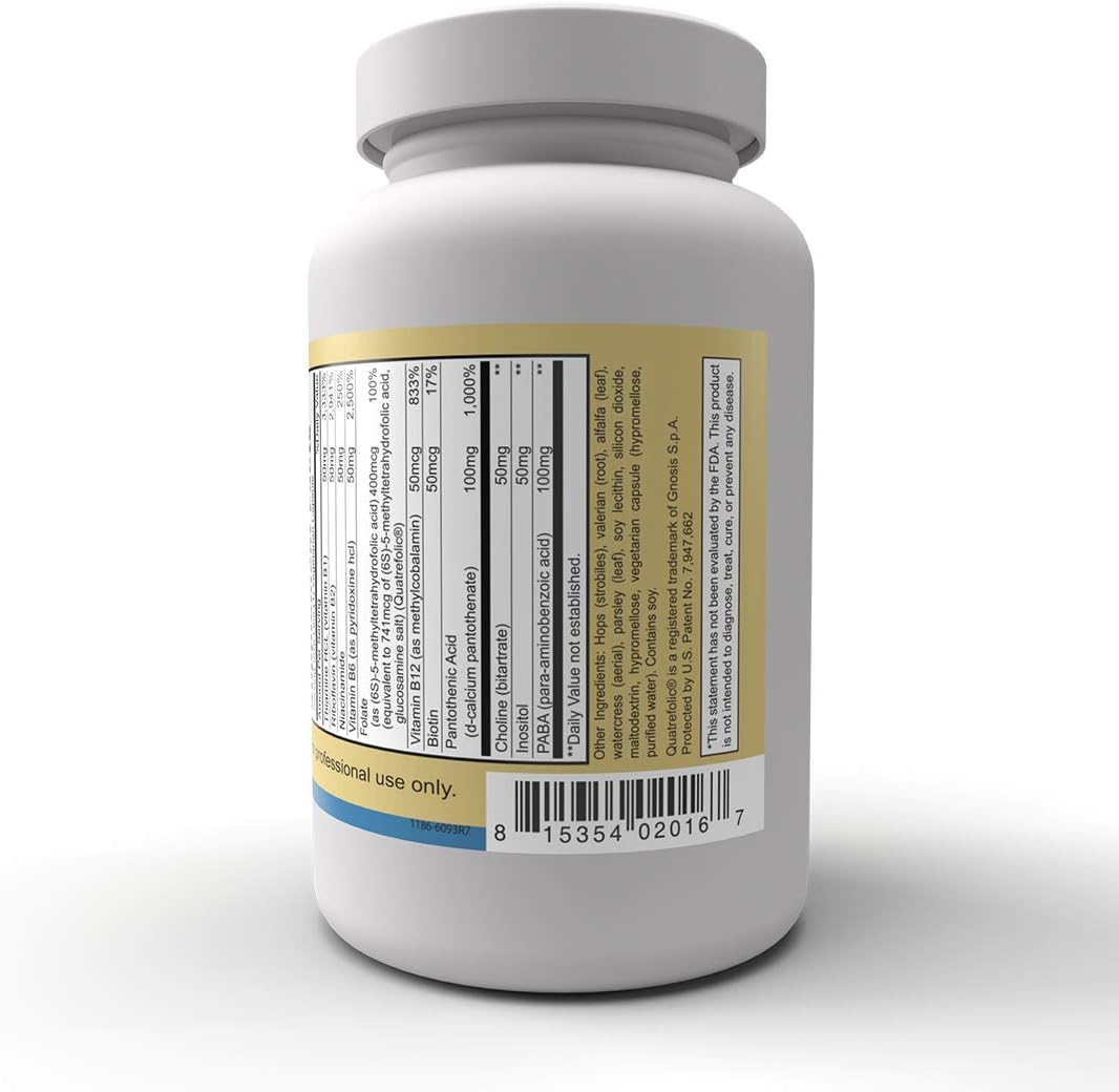 Priority One Vitamins B Complex - 60 Vegetarian Capsules - görsel 3