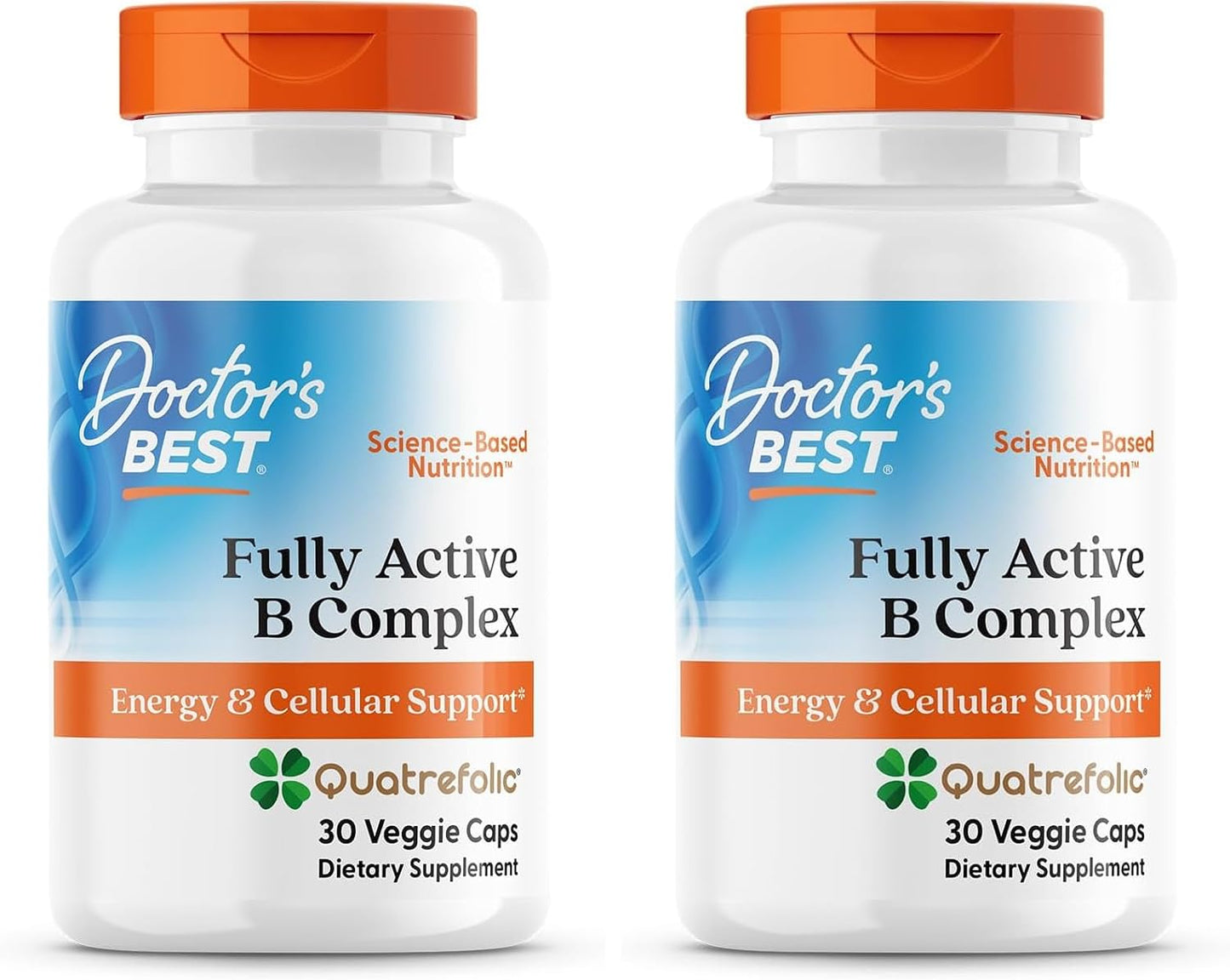 Doctor's Best Fully Active Vitamin B Complex - Methylated B12 & Folate, 30 Vegan Capsules - görsel 9