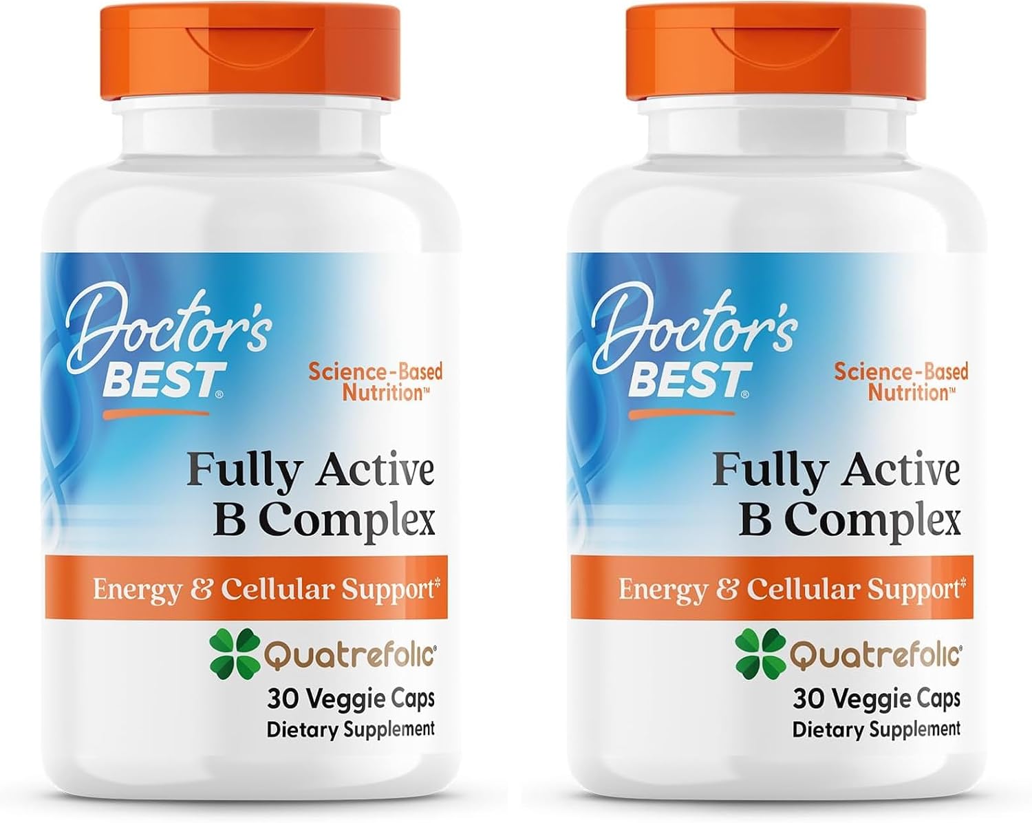 Doctor's Best Fully Active Vitamin B Complex - Methylated B12 & Folate, 30 Vegan Capsules - görsel 9