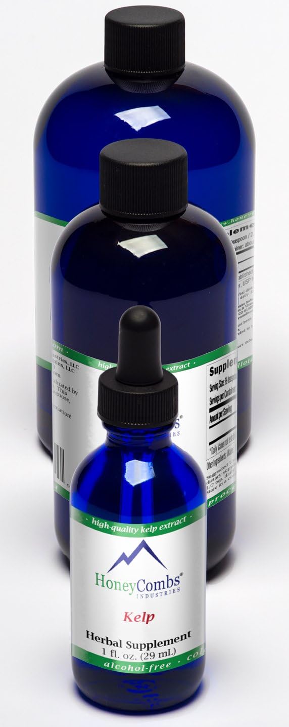 Kelp Iodine Liquid Drops | Sea Kelp Extract with Selenium and Zinc | Vegan Liquid Drops for Daily Wellness - görsel 1