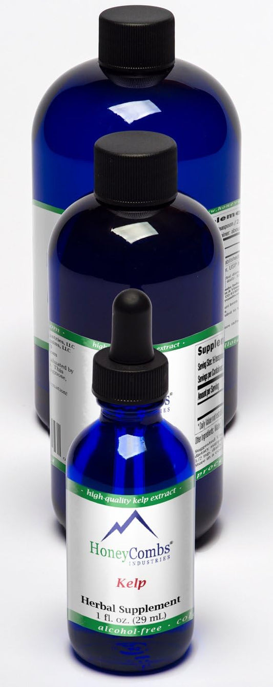 Kelp Iodine Liquid Drops | Sea Kelp Extract with Selenium and Zinc | Vegan Liquid Drops for Daily Wellness