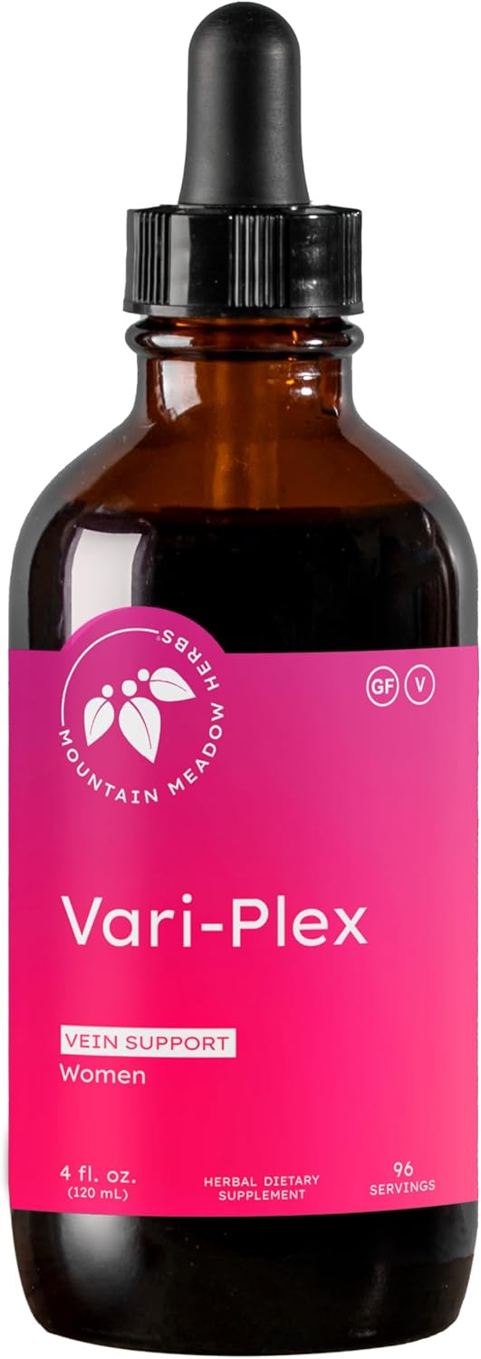 Mountain Meadow Herbs Vari-Plex - Natural Vein Support for Women, Fast-Acting Liquid Herbal Extract 118 ml