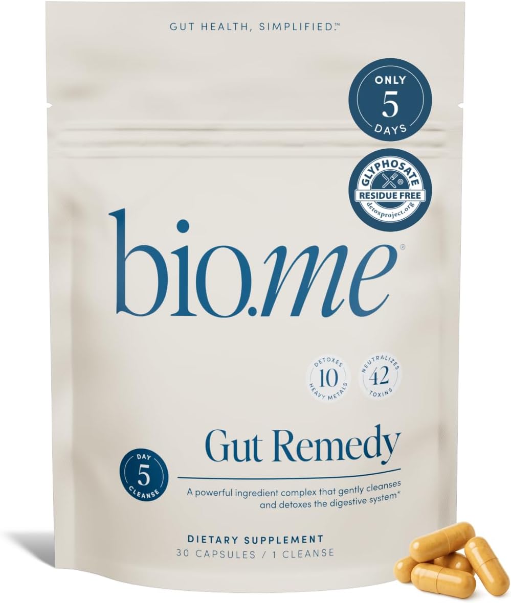 Biome Gut Remedy Capsules (5 Day Cleanse, 1 Round, 30 Capsules) - görsel 1