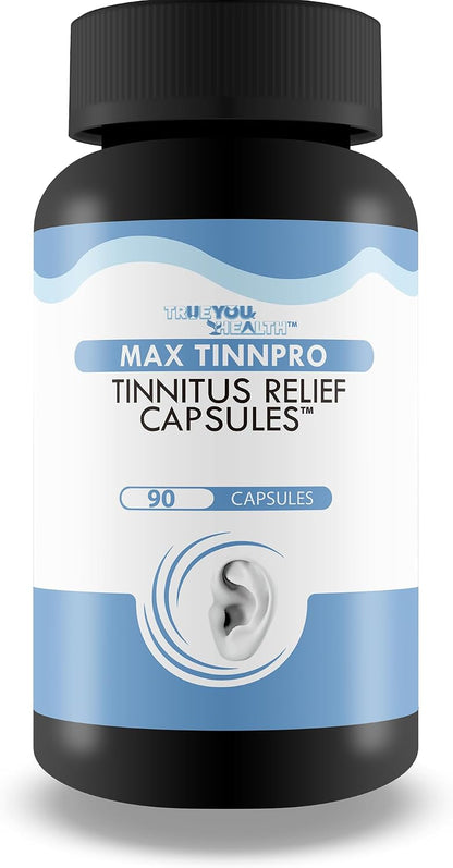Max Tinnpro Tinnitus Relief Capsules - Ear Health Supplement for Ringing in the Ears