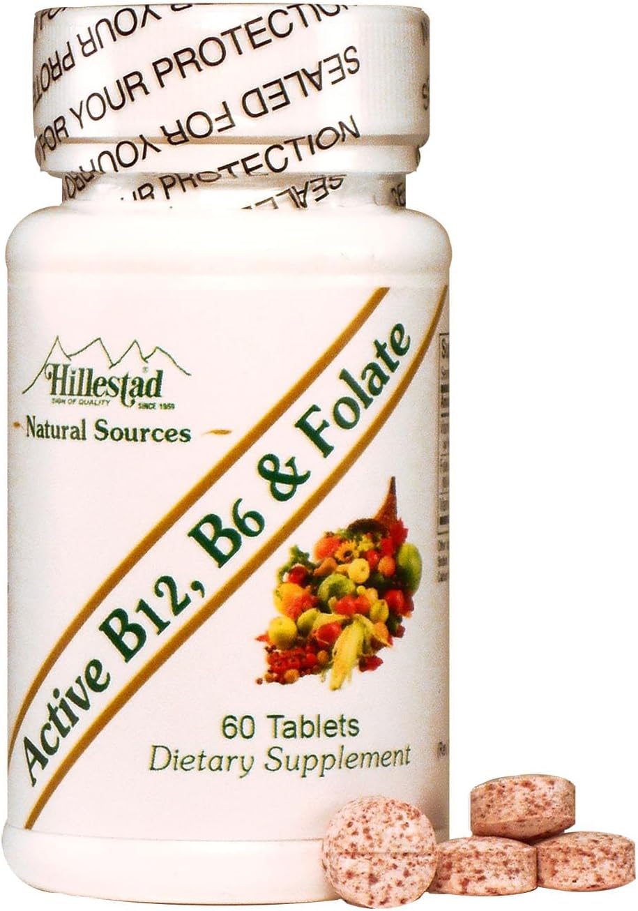 Hillestad Pharmaceuticals Active B12, B6 & Folate - görsel 1
