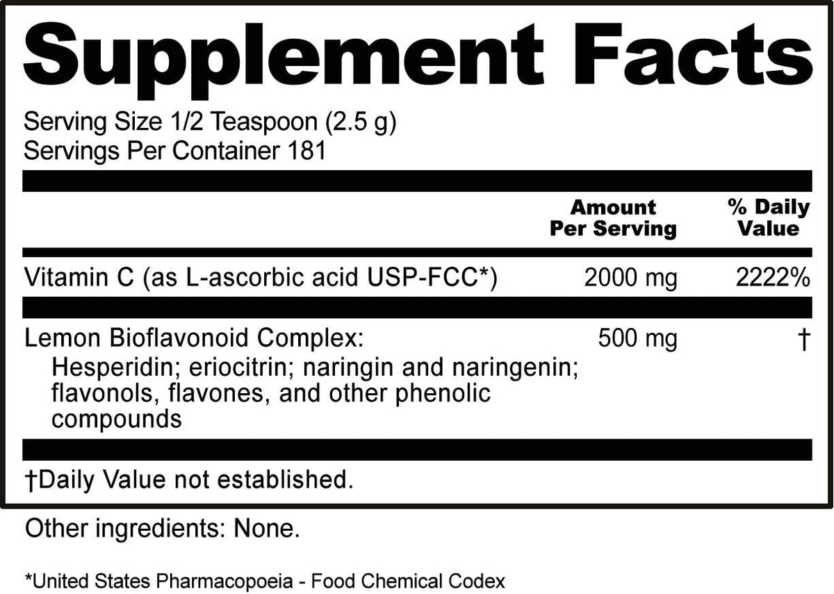 NutriBiotic Ascorbic Acid with Bioflavonoids Powder, 454 g - görsel 4