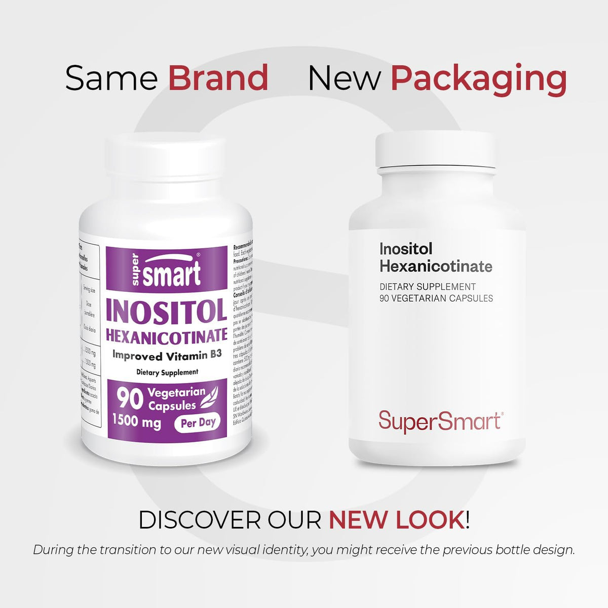 Supersmart Inositol Hexanicotinate 1500mg – Flush-Free Vitamin B3 Supplement, 90 Capsules - görsel 2