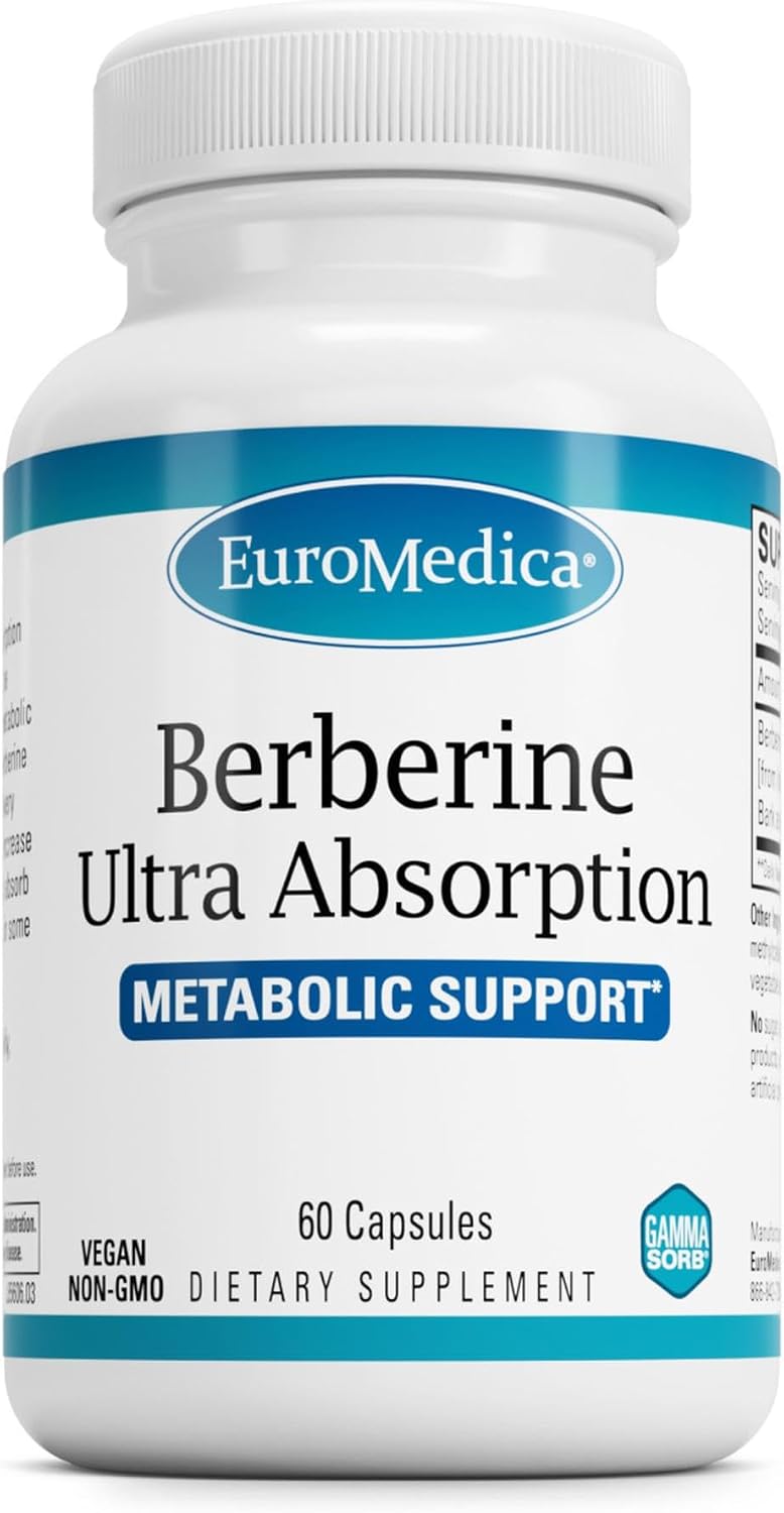 EuroMedica Ultra Absorption – Brain & Liver Health Support Supplement with Indian Barberry Root Extract – 60 Vegan Capsules - görsel 1