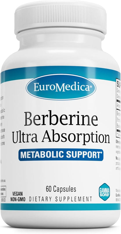 EuroMedica Ultra Absorption – Brain & Liver Health Support Supplement with Indian Barberry Root Extract – 60 Vegan Capsules