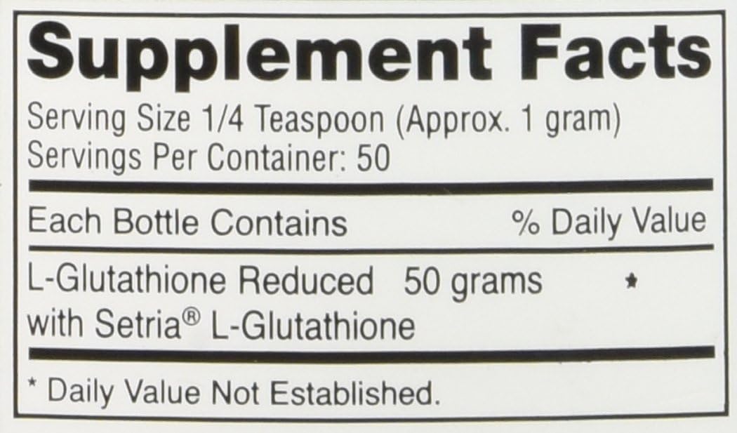 Montiff Pure L-Glutathione Powder, 50 Grams - görsel 2