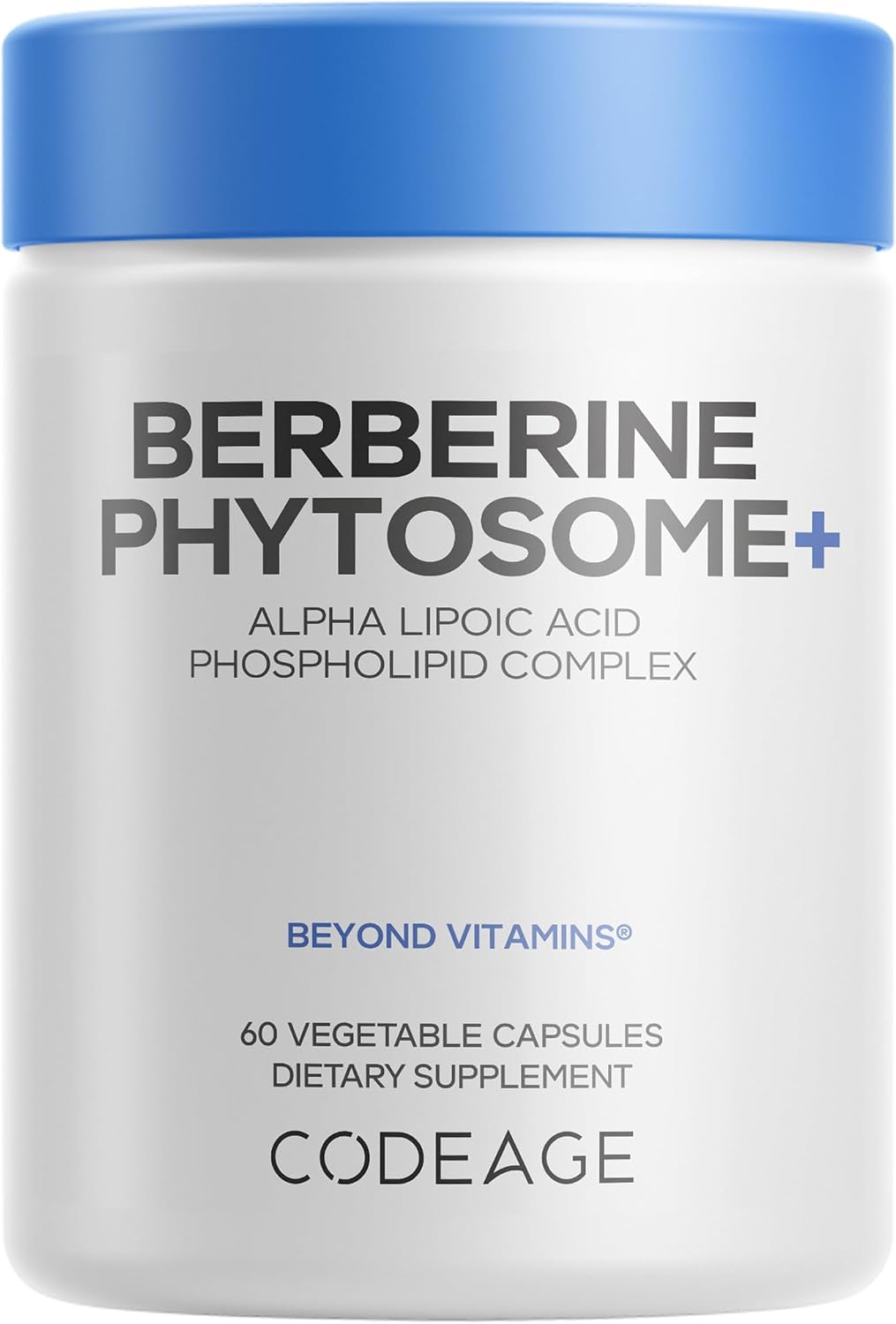 Codeage Berberine Phytosome Supplement - Berberine HCL with Alpha Lipoic Acid - 60 Capsules - görsel 1