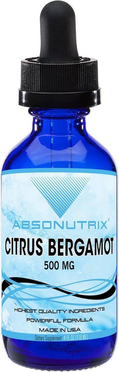 Absonutrix Citrus Bergamot Extract 500 mg – Liquid Drops, 118 ml (200 Servings)