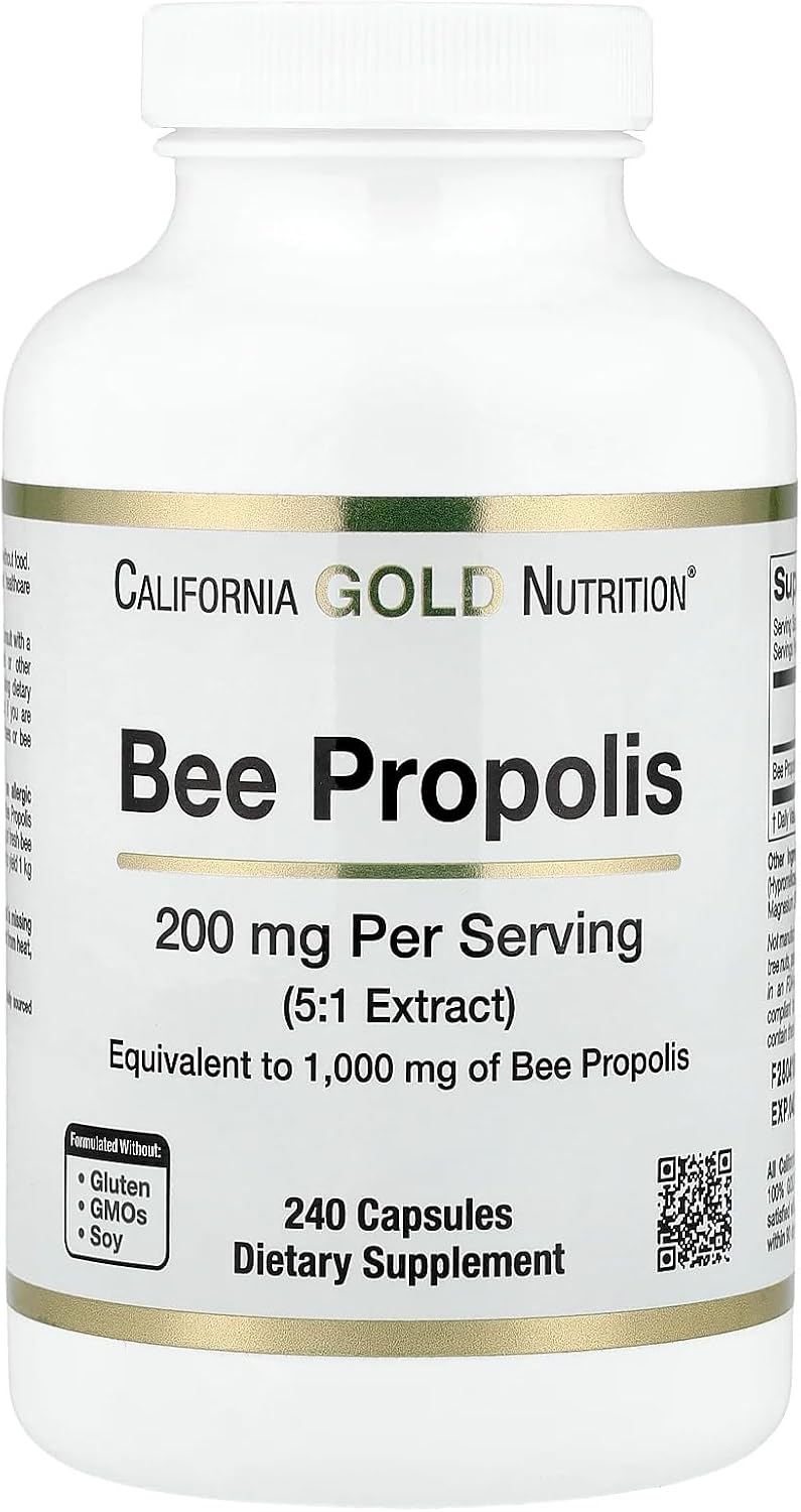 Lake Avenue Bee Propolis, 1,000 mg, 240 Capsules (Vegetarian) - görsel 1