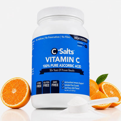 C-Salts Ascorbic Acid Powder 1000mg – Pure Vitamin C Food Supplement