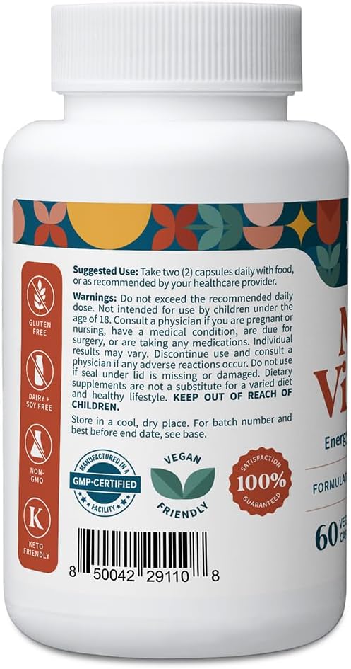 Pattern Wellness Multivitamin for Men & Women - 60 Vegan Capsules - görsel 2